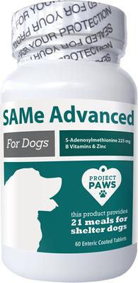 SAM-e Advanced Liver Support Dog Supplement, 60 count