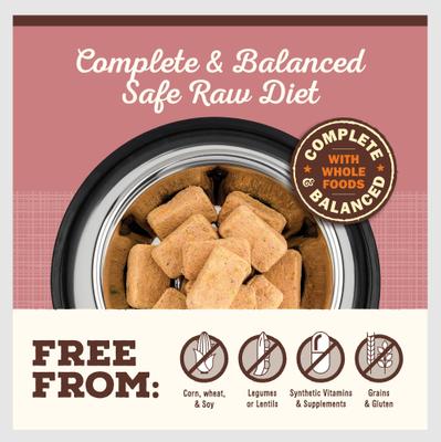 Turkey & Sardine Formula Nuggets Grain-Free Raw Freeze-Dried Dog Food, 28-oz bundle