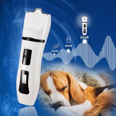 Ceramic Removable Blade Dog & Cat Grooming Clipper, White