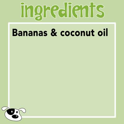 Grain-Free Banana Chips Dog Treats, 6-oz bag