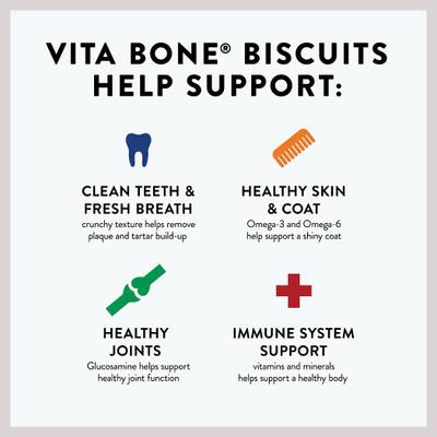 Multi Flavors Crunchy Biscuit Dog Treats, Medium