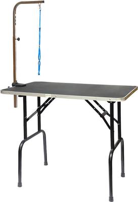 Dog Grooming Table with Arm, 30-in