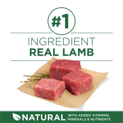 +Plus Adult Small Breed Lamb & Rice Formula Dry Dog Food, 3.8-lb bag