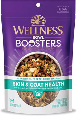 Complemento para alimento seco para perros CORE Bowl Boosters Skin & Coat, bolsa de 4 oz