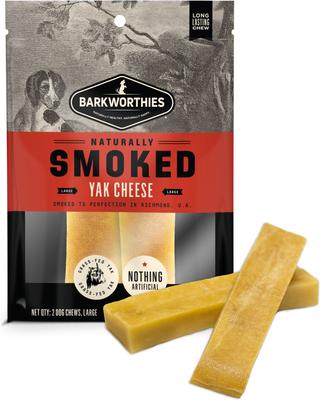 5.5-in Smoked Yak Cheese Large Dog Treat, 2 count