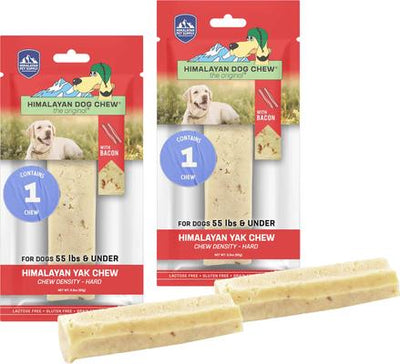 Large Bacon Dog Treat, bundle of 2