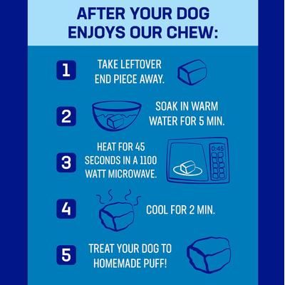 Premio grande de tocino para perros, paquete de 2