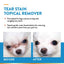Bundle: NaturVet Tear Stain Plus Lutein Soft Chews Vision Supplement, 70 count + Remover Dog & Cat Liquid Topical Formula, 4-oz bottle