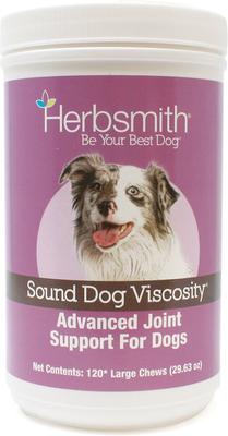 Sound Dog Viscosity Joint Support Large Soft Chews Dog & Supplement, 120 count