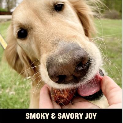 2-in Smoked Beef Burgers Dog Treat, 6 count