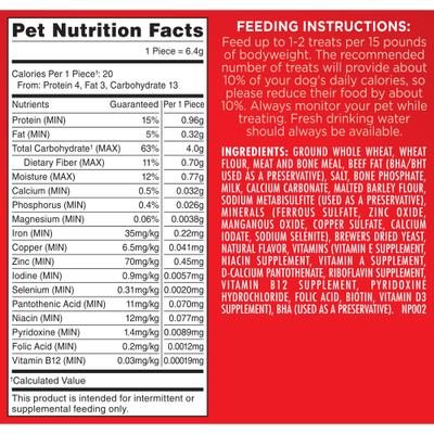 Original Small Biscuit Dog Treats, 1.5-lb box, bundle of 2