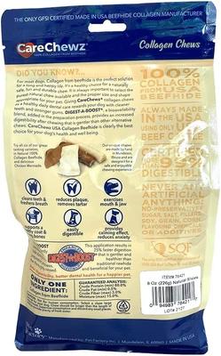 CareChewz Collagen Slices Natural Flavored Chewy Dog Treats, 8-oz bag
