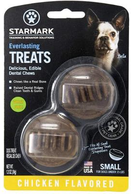 Everlasting Chicken Flavored Dental Dog Treats, Small, 2 count