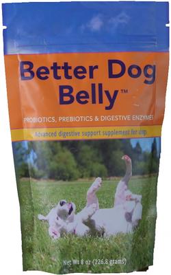 Better Dog Belly Probiotics, Prebiotics & Digestive Enzymes Dog Supplement, 8-oz bag