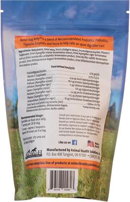 Better Dog Belly Probiotics, Prebiotics & Digestive Enzymes Dog Supplement, 8-oz bag