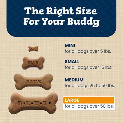 Bones Classic Biscuits Beef Dog Treats, 16-oz bag, Large