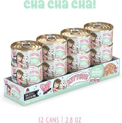 Kitten Cha Cha Cha Wet Cat Food, 2.8-oz can, case of 12