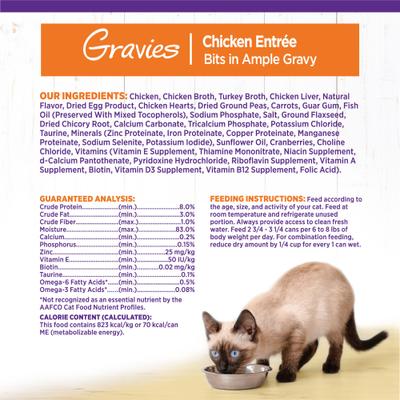 Bowl Boosters Shredded Chicken Wet Cat Topper, 1.75-oz pouch, case of 12