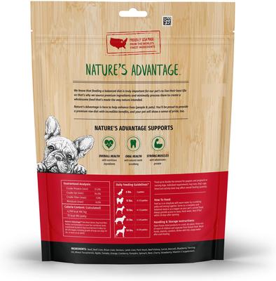 Red Meat Mini Patties Grain-Free Freeze-Dried Raw Dog Food, 14-oz bag