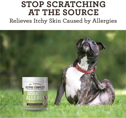 Beef Flavored Soft Chew Advanced Allergy Supplement for Dogs, 120 count