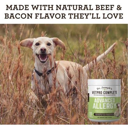 Suplemento masticable suave con sabor a carne de res para perros, 120 unidades