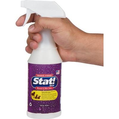 Spray para el cuidado de heridas y piel de perros, gatos y caballos, botella de 16 onzas líquidas