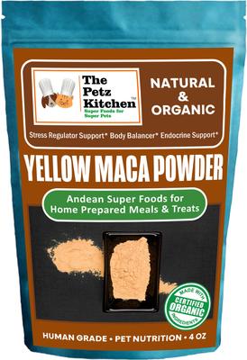 Yellow Maca Powder Dog & Cat Supplement, 8-oz bag