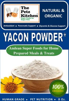 Yacon Powder Dog & Cat Supplement, 2-oz jar
