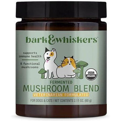 Fermented Mushroom Blend Supplement, Perros y Gatos. 60 g. - Bark & Whiskers