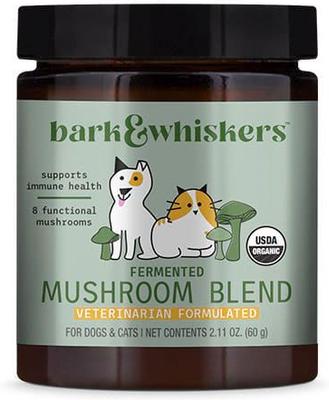 Fermented Mushroom Blend Dog & Cat Supplement, 2.1-oz jar