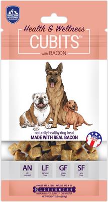 Cubits Bacon Dog Treats, 4-oz bag