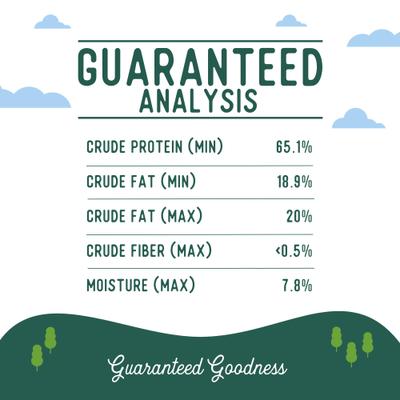 Chips de cerdo enteros, premios naturales de un solo ingrediente para perros, 3.5 oz, caja de 4