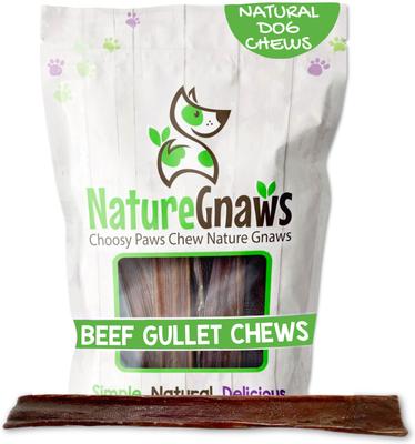 9 to 10-in Beef Gullet Natural Dog Chew Treats, 10 count