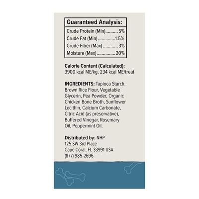 Chew Bone Rawhide-Free Large Dental Dog Treats, 12 count