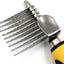 Dematting Comb Tool Dog & Cat Brush, Yellow/Black