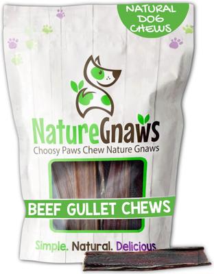 9 to 10-in Beef Gullet Natural Dog Chew Treats, 10 count