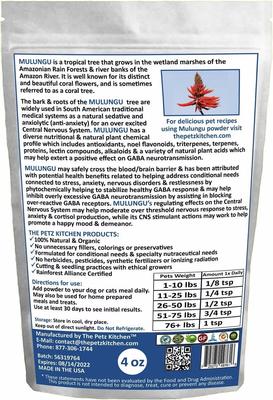 Mulungu Powder Dog & Cat Supplement, 4-oz bag