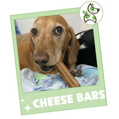 Cheese & Bacon Bar Bones Dog Chew Treats, 4 count