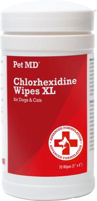 Chlorhexidine Antiseptic Dog & Cat Wipes, 70 count