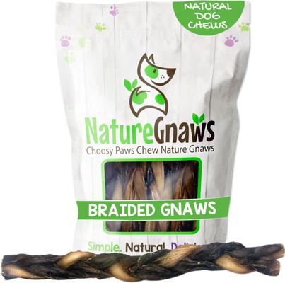 5 to 6-in Braided Bully Twists Natural Dog Chew Treats, 10 count