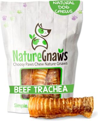 3-in Beef Trachea Dog Chew Treats, 12 count