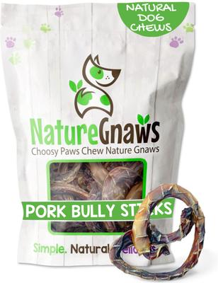 Pork Pretzel Natural Dog Chew Treats, 15 count