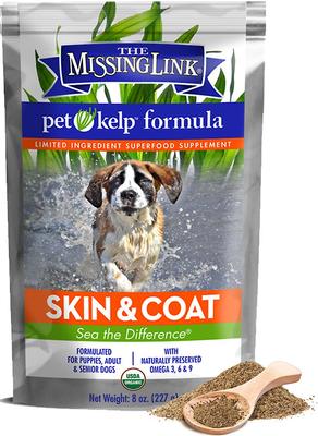 Pet Kelp Skin & Coat Dog Supplement, 8-oz bag