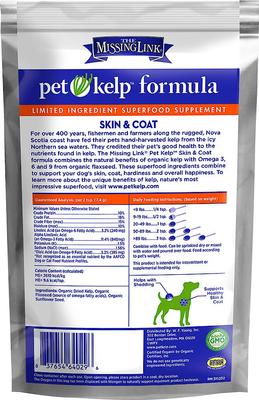 Pet Kelp Skin & Coat Dog Supplement, 8-oz bag