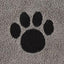 Embroidered Paw Dog & Cat Towel, Gray