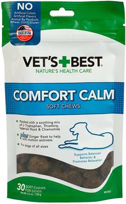 Comfort Calm Chicken Flavored Soft Chews Calming Supplement for Dogs, 30 count