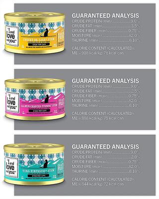 Chicky-Da-Lish, Salmon Chanted Evening and Tuna Fintastic Stew Variety Pack Canned Cat Food, 3-oz, case of 24