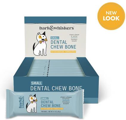 Dental Chew Bone Rawhide-Free Small Dental Dog Treats, 12 count