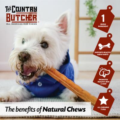 Beef Trachea Tubes Dog Treats, 3-in, 3 count