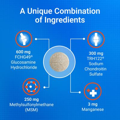 Cosequin Joint Health Supplement with Glucosamine, Chondroitin & MSM Chewable Tablets for Dogs, 250 count